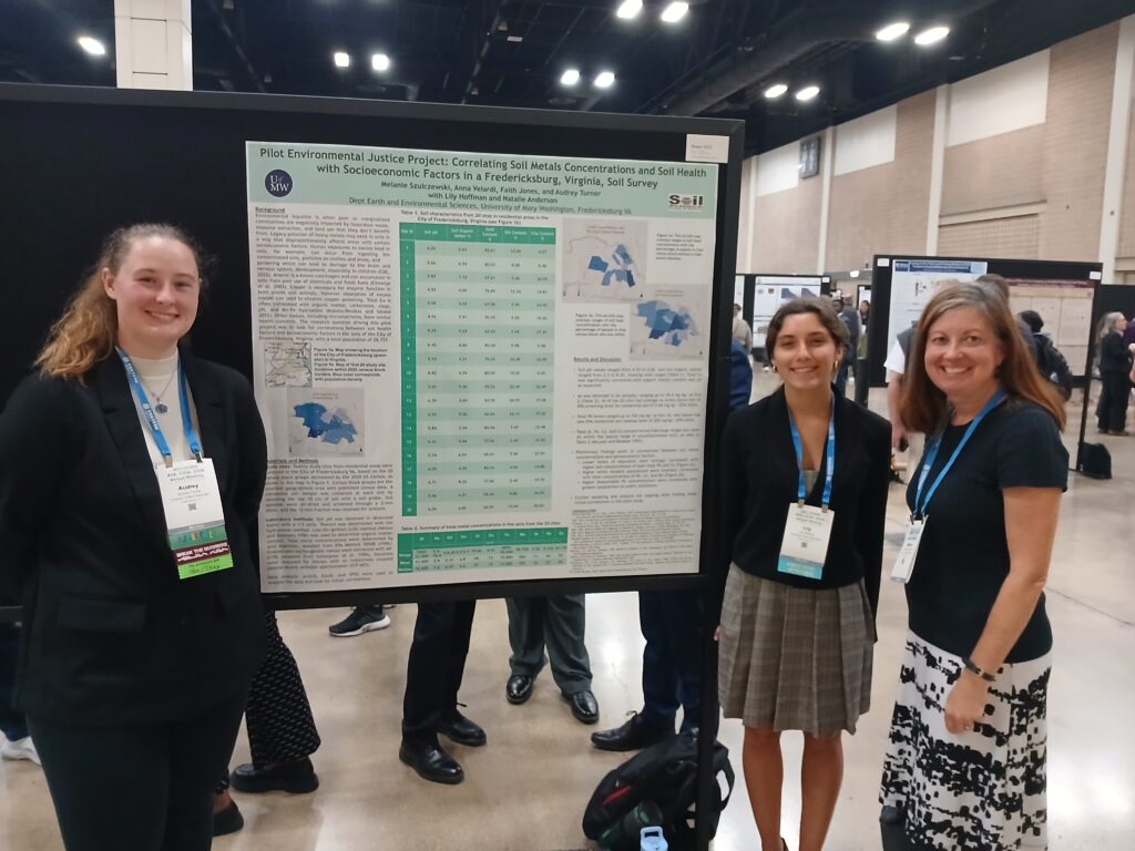 Scientific poster presentation at a conference